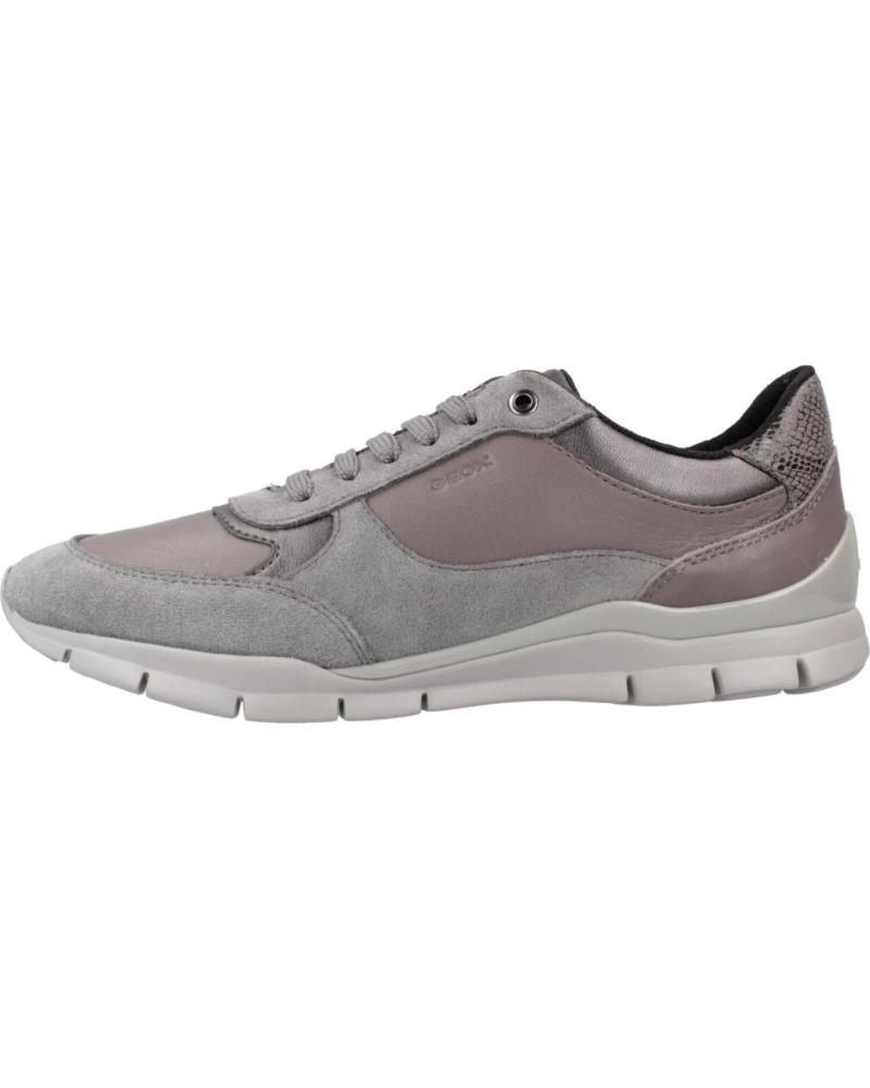 GEOX D SUKIE C9002 - ZAPATILLAS CASUAL MUJER GRIS C9002