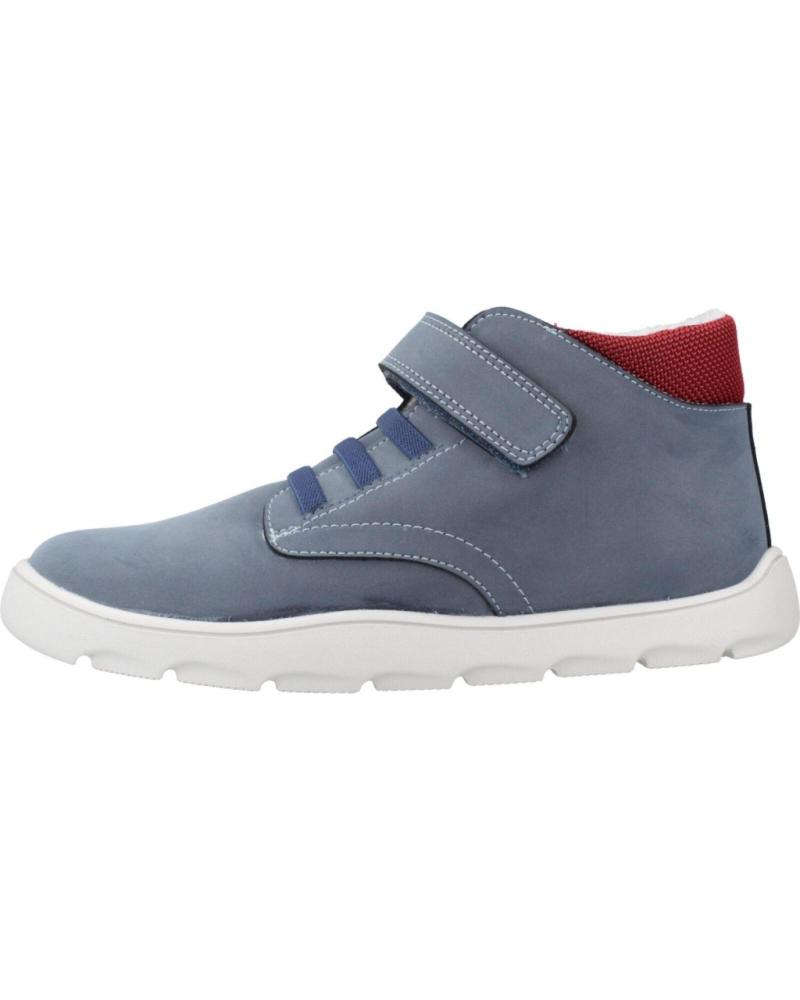 PABLOSKY BOTINES BAREFOOT 519244 NOBUCK TECH VAQUERO AZUL CON VELCRO JEANS
