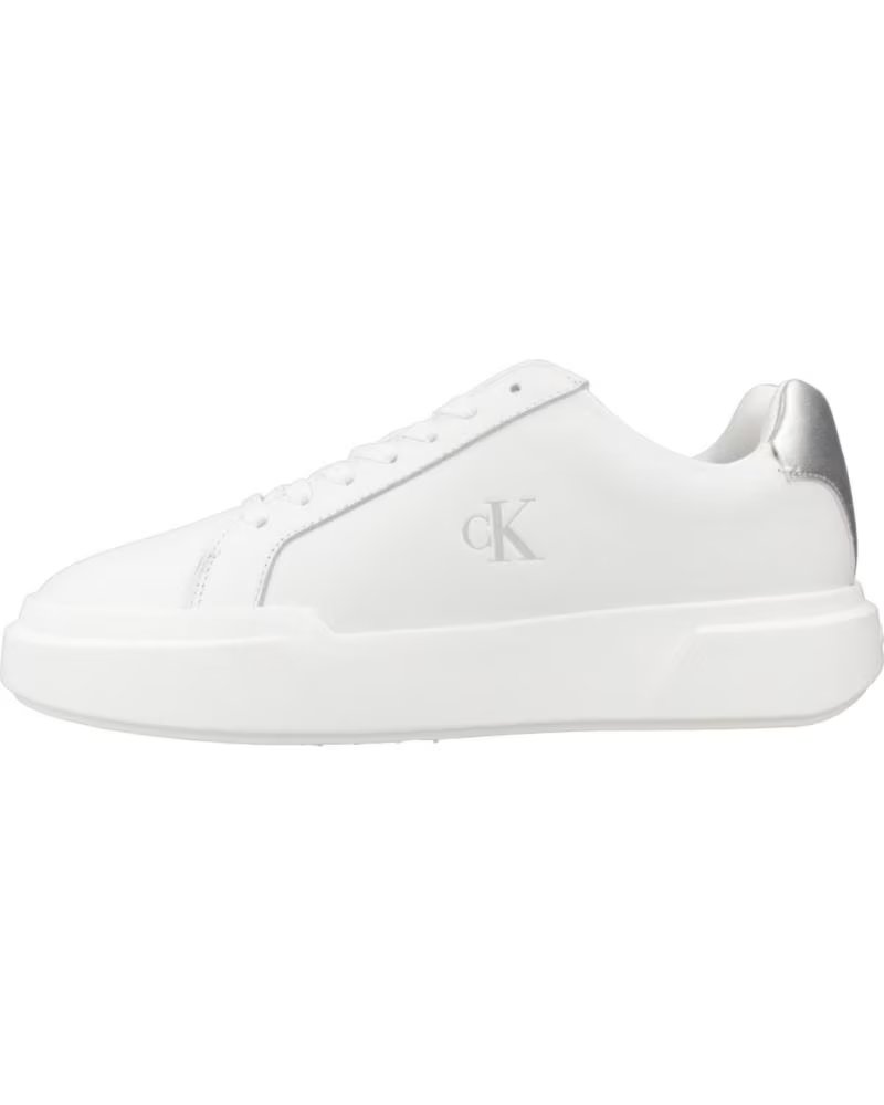 Calvin Klein Zapatillas deportivas bajas  gris / blanco – imagen 4