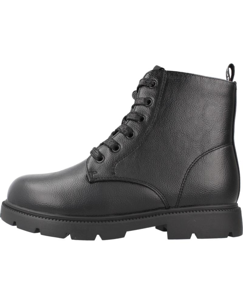 BOTAS GARVALÍN MATILDE NIÑA NEGRA CON CORDONES Y CREMALLERA (MODELO 251560-A054) NEGRO