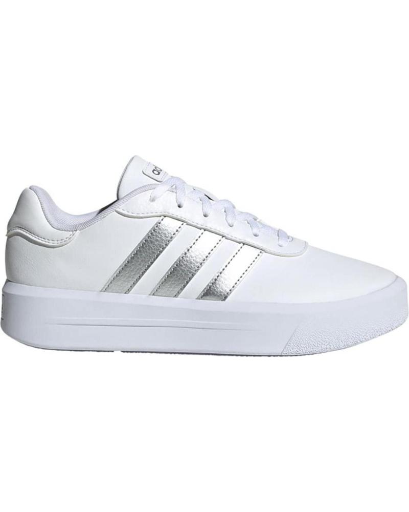 Deportivas de Mujer y Niña y Niño ADIDAS ZAPATILLAS COURT GV8996 BLANCA PLATAFORMA MULTICOLOR MULTICOLOR