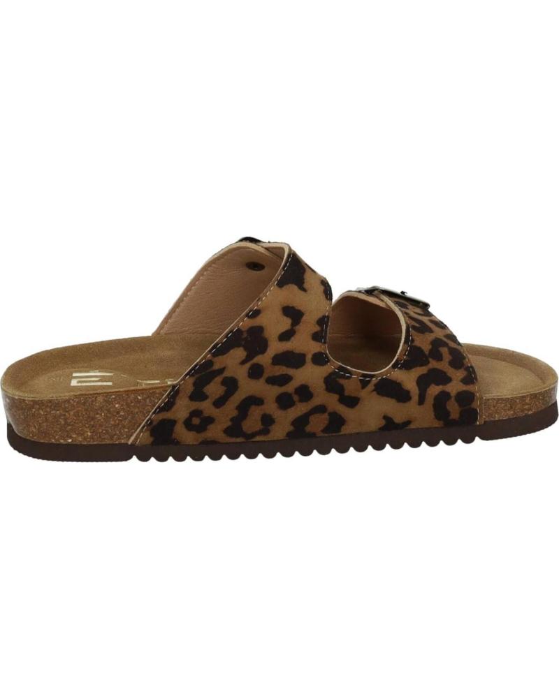 SANDALIAS ETIKA 10015 CON ESTAMPADO LEOPARDO LEOPARDO