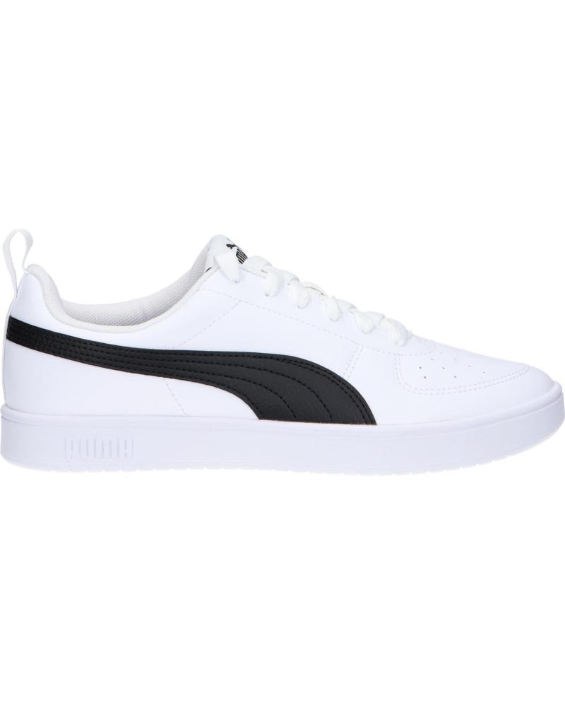 ZAPATILLAS PUMA RICKIE 387607-02 BLANCO Y NEGRO 02 WHITE BLACK