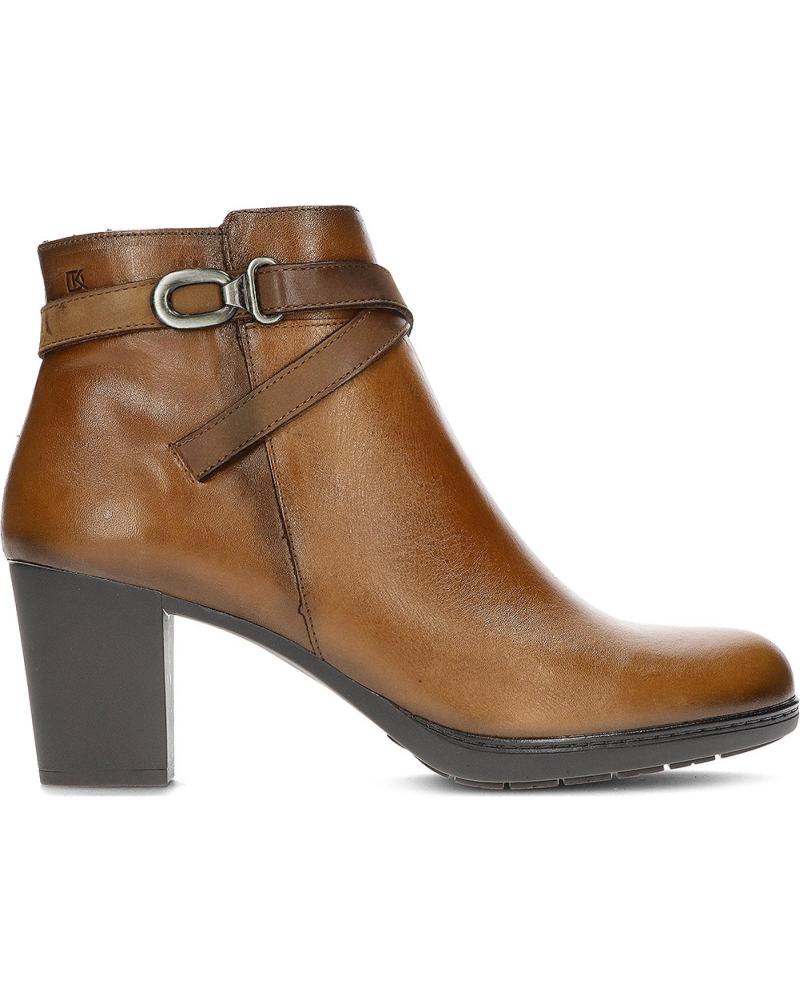 Botines de Mujer DORKING BOTAS PIEL CUERO CASUAL SUGAR NOBUCK CUERO