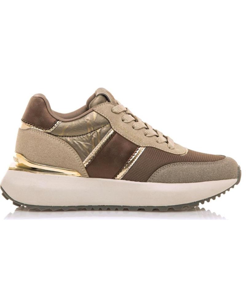 ZAPATILLAS CASUAL MARIA MARE 63661 GRISES CON DETALLES METALIZADOS GRIS