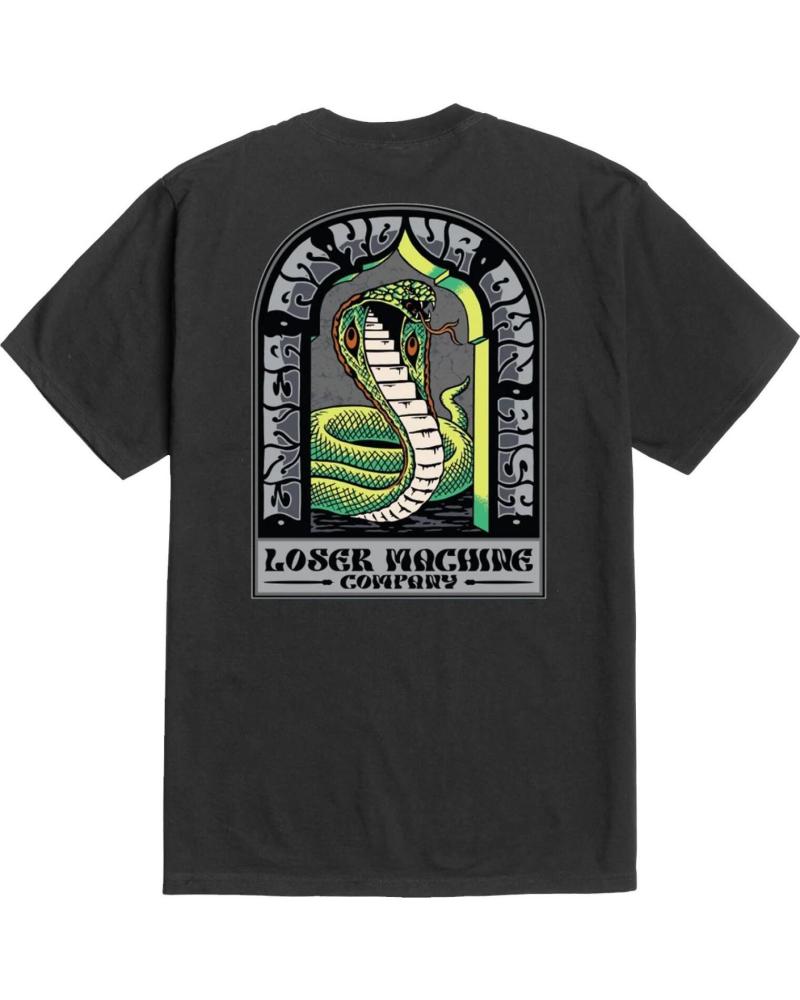 CAMISETA LOSER MACHINE DONT ENTER TEE NEGRA NAN