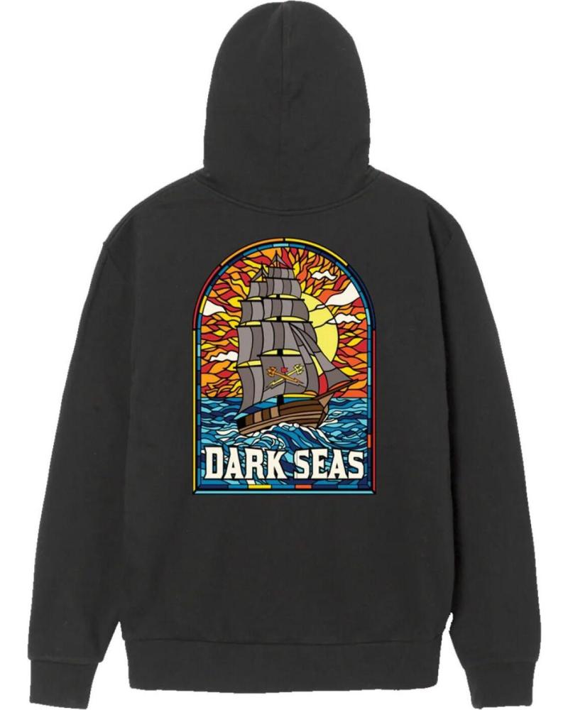 SUDADERA CON CAPUCHA DARK SEAS SAILOR'S SUN BLACK NAN