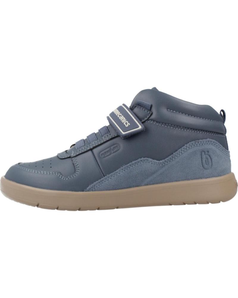 BIOMÈCANICS BOTÍN NIÑO PIEL DENIM AZUL MARINO CIERRE VELCRO BIOEVOLUTION 251242-B556 PETROL