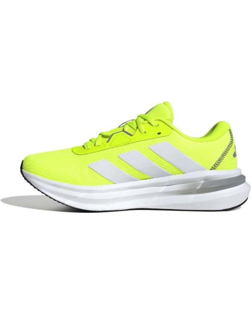 ZAPATILLAS ADIDAS GALAXY 7 RUNNING HOMBRE AMARILLO FLUOR BLANCO GRIS AMARILLO