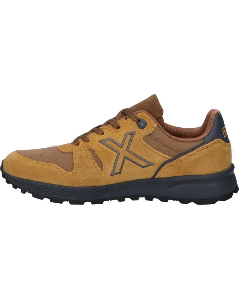 Zapatillas Munich 4151084 de Hombre en Amarillo Claro y Marrón 84