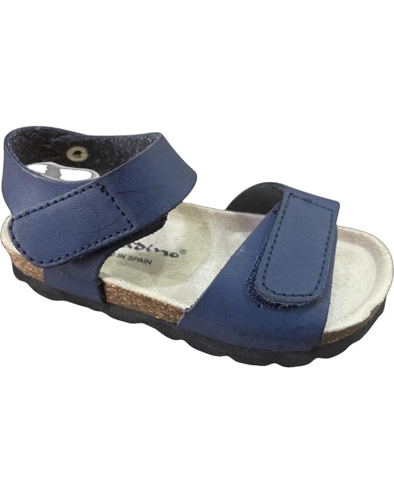 SANDALIA DE PIEL ALADINO 1907 MARINO AZUL AZUL