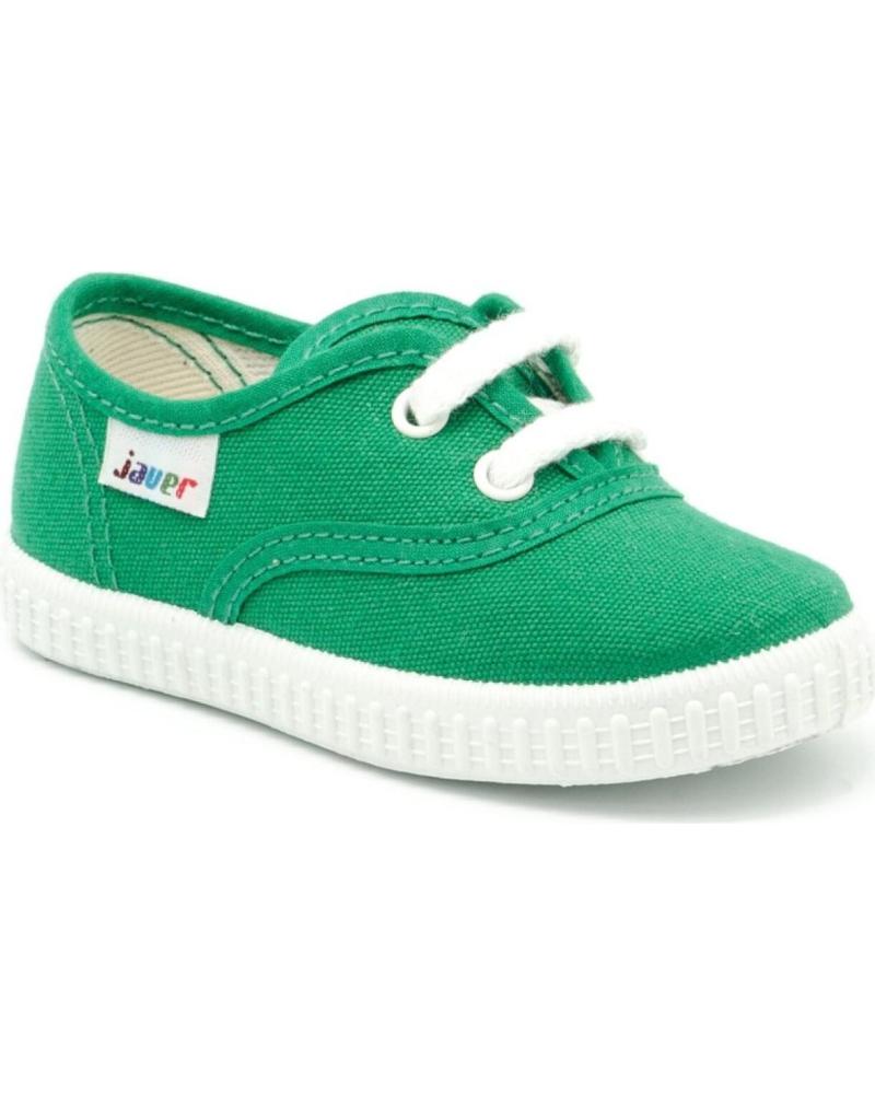 ZAPATILLAS DE LONA JAVER 60 VERDES CON CORDONES VERDE