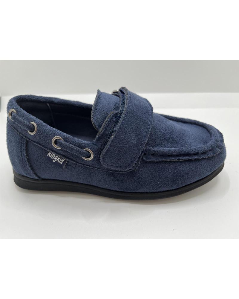 MOCASINES NÁUTICOS BUBBLE BOBBLE FH180 CON VELCRO SERRATEX AZUL AZUL