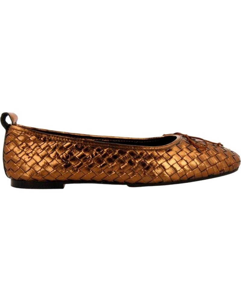 BAILARINAS GIOSEPPO TULBING 70809 DE PIEL TRENZADA MARRÓN MARRON