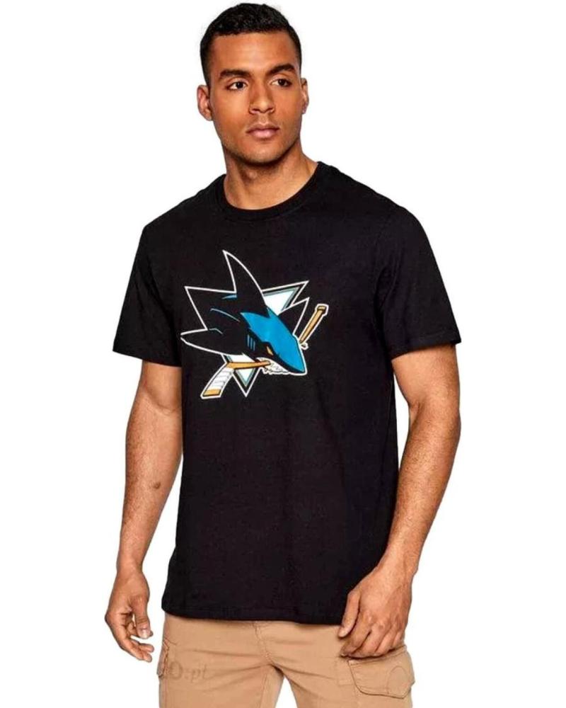 CAMISETA 47 BRAND SAN JOSE SHARKS NHL NEGRA NEGRO