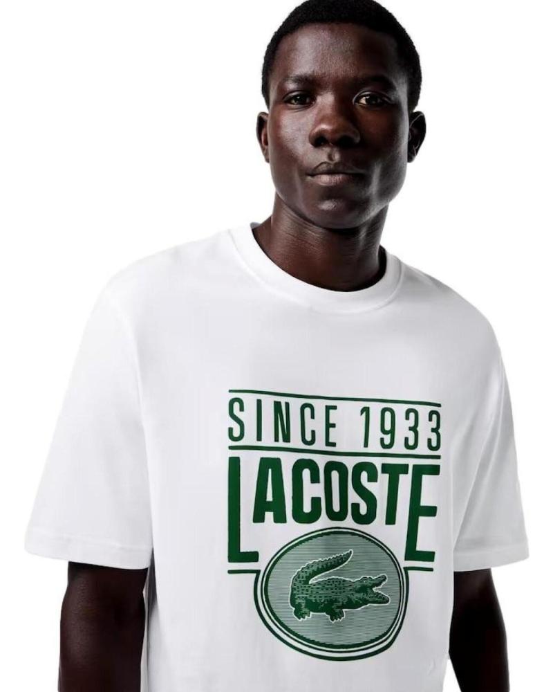 CAMISETA LACOSTE TH31500001 BLANCA BLANCO