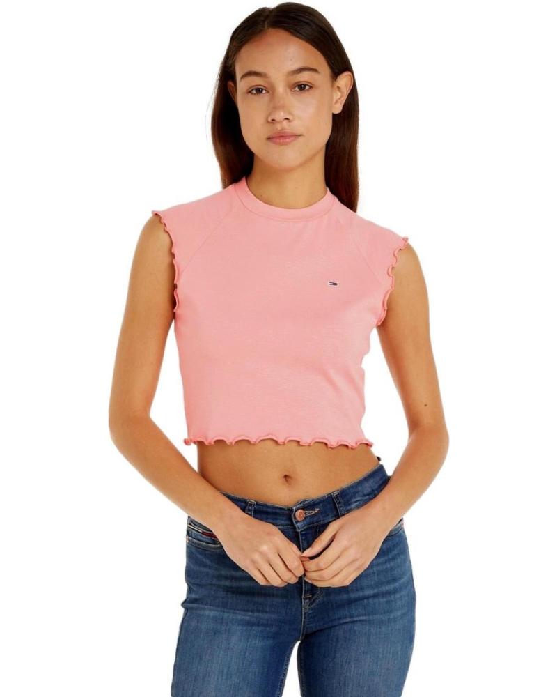 TOMMY JEANS CAMISETA BABYLOCK ROSA DW0DW17884 ROSA