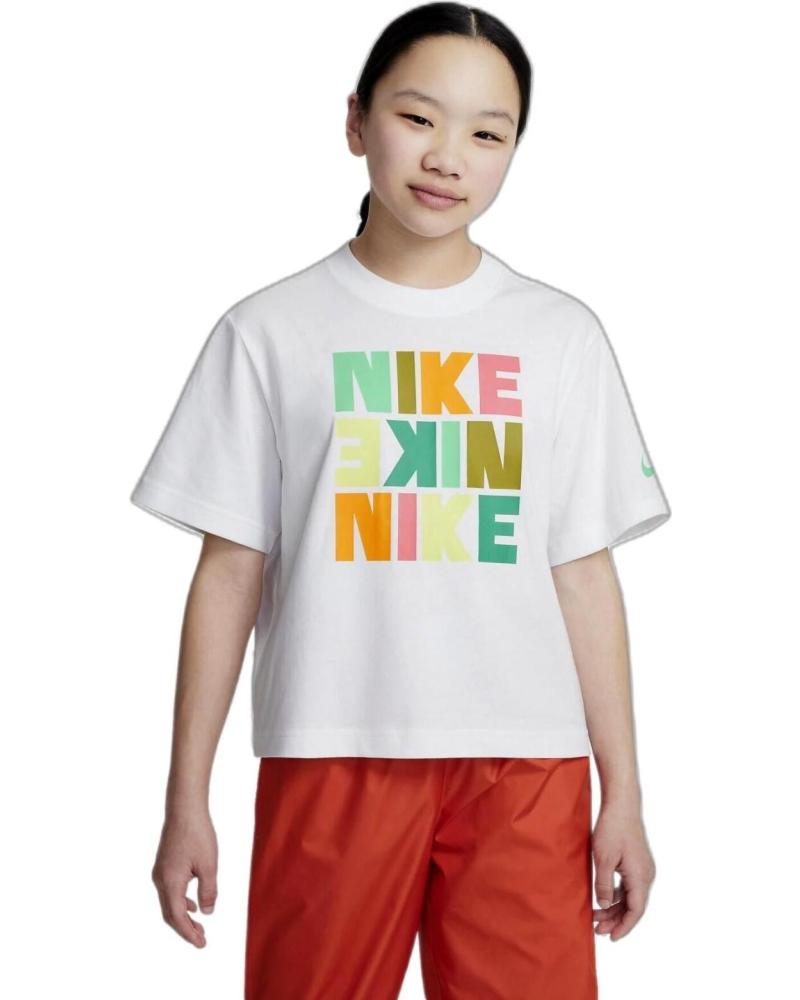 CAMISETA NIKE BOXY PRINT DZ3579 BLANCA BLANCO