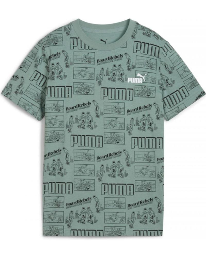 CAMISETA PUMA 685146 VERDE PARA NIÑO VERDE