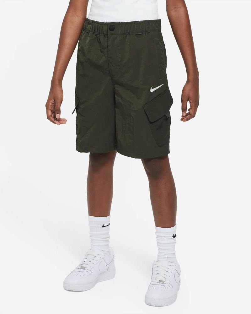 PANTALÓN CORTO CARGO NIKE TEJIDO WOVEN VERDE VERDE