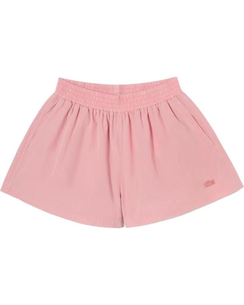 LACOSTE FF6944 - PANTALÓN CORTO DEPORTIVO ROSA ROSA