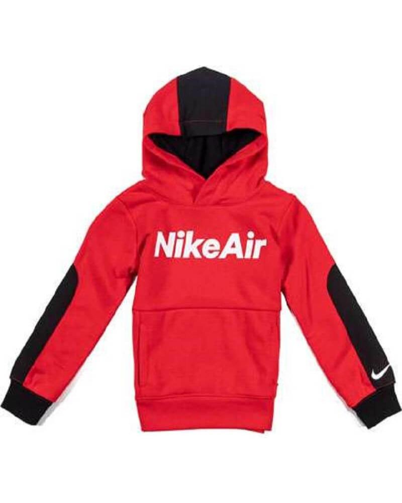 NIKE SUDADERA CON CAPUCHA NIKE AIR PARA NIÑO ROJO