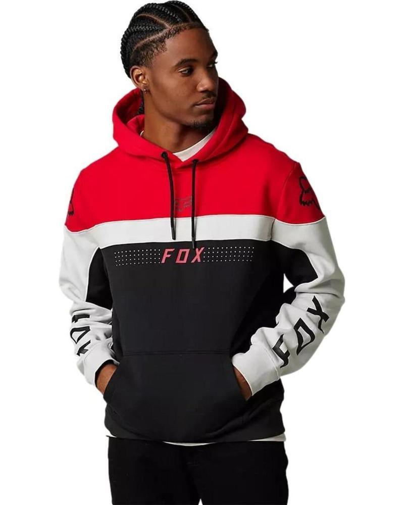 SUDADERA CON CAPUCHA FOX EFEKT 29856 ROJA ROJO