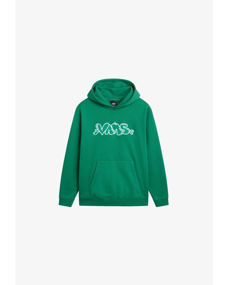 SUDADERA CON CAPUCHA VANS OFF THE WALL VN000JC0J5F VERDE GRAFFITI VERDE