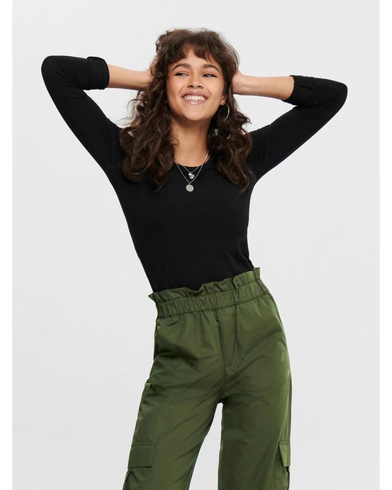 ONLY CAMISETA DE MANGA LARGA ONLLIVE 15204712 NEGRA BLACK