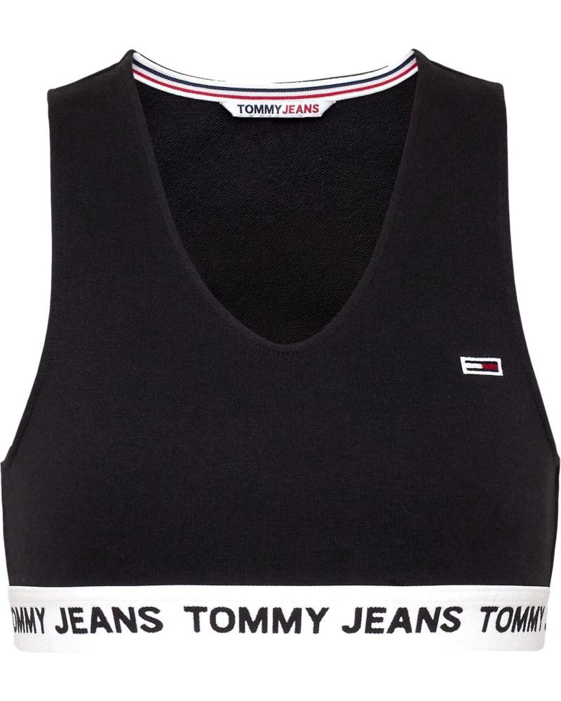 SUJETADOR DEPORTIVO TOMMY JEANS NEGRO DW0DW13830 NEGRO