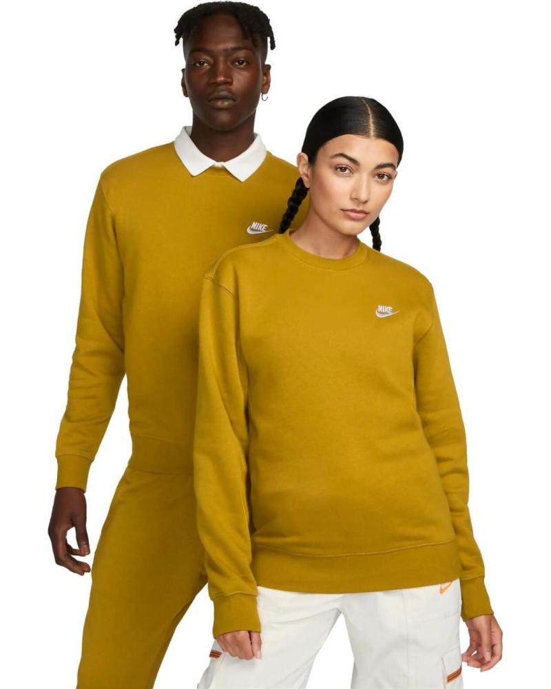 SUDADERA NIKE SPORTSWEAR CLUB FLEECE BV2662 AMARILLA AMARILLO