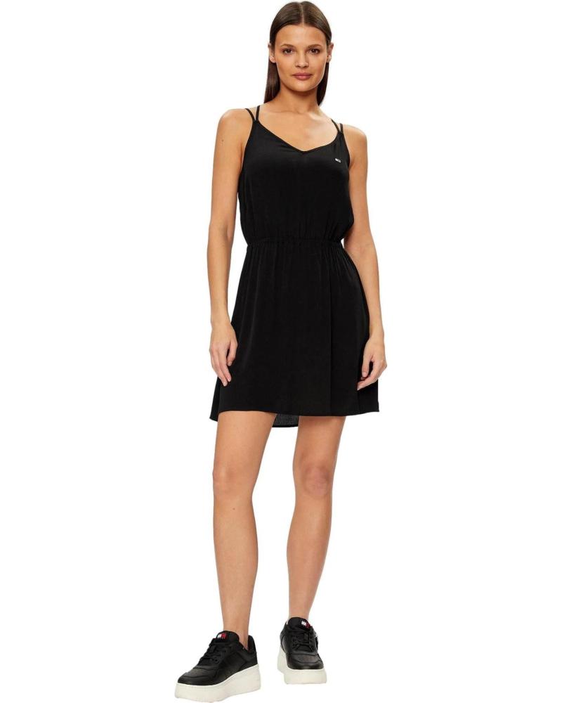 VESTIDO TIRANTES ESSENTIAL STRAPPY NEGRO TOMMY JEANS DW0DW17936 NEGRO