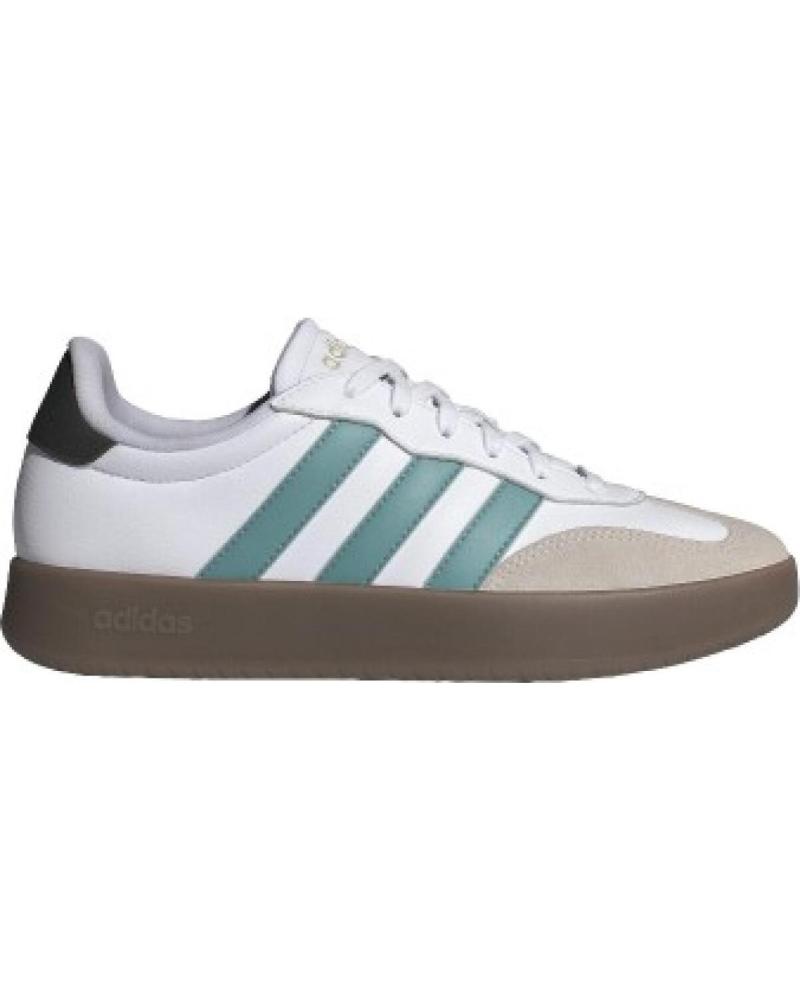 ADIDAS JR1104 ZAPATILLAS BLANCAS CON RAYAS VERDE MENTA NAN