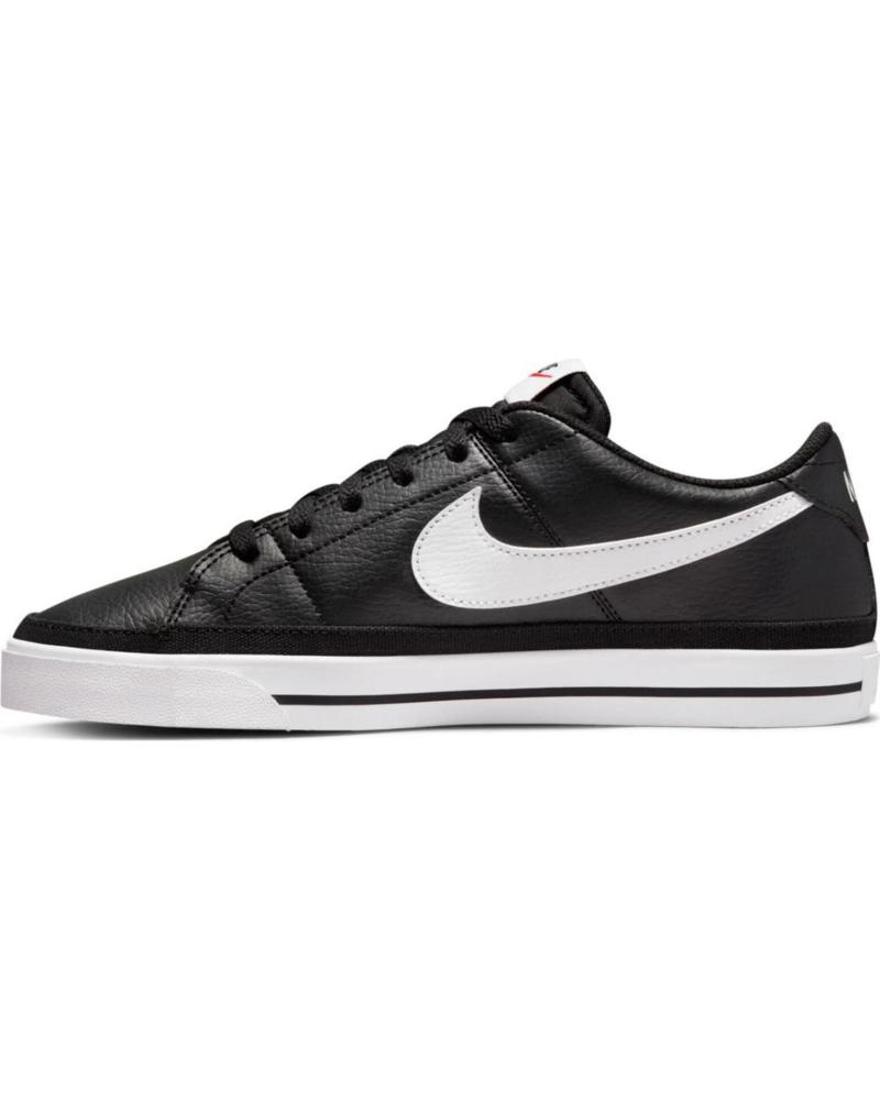 ZAPATILLAS CASUAL NIKE COURT LEGACY NN DH3161 NEGRAS PARA MUJER NEGRO