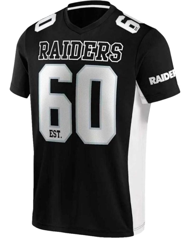 CAMISETA FANATICS NFL RAIDERS #60 HOMBRE TALLA XXL NEGRO NEGRO