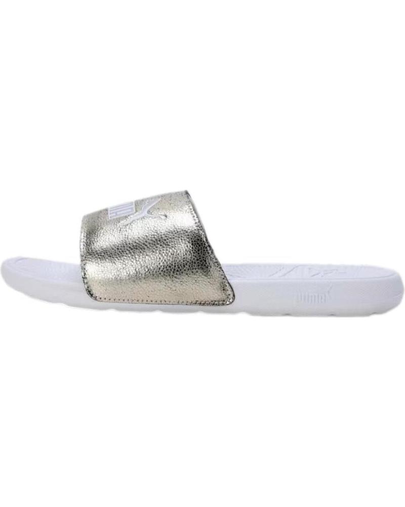CHANCLA PUMA METALLIC BLANCA 395395 BLANCO