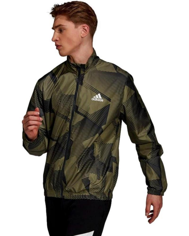 ADIDAS CHAQUETA CHANDAL MARRON H18413 MARRóN