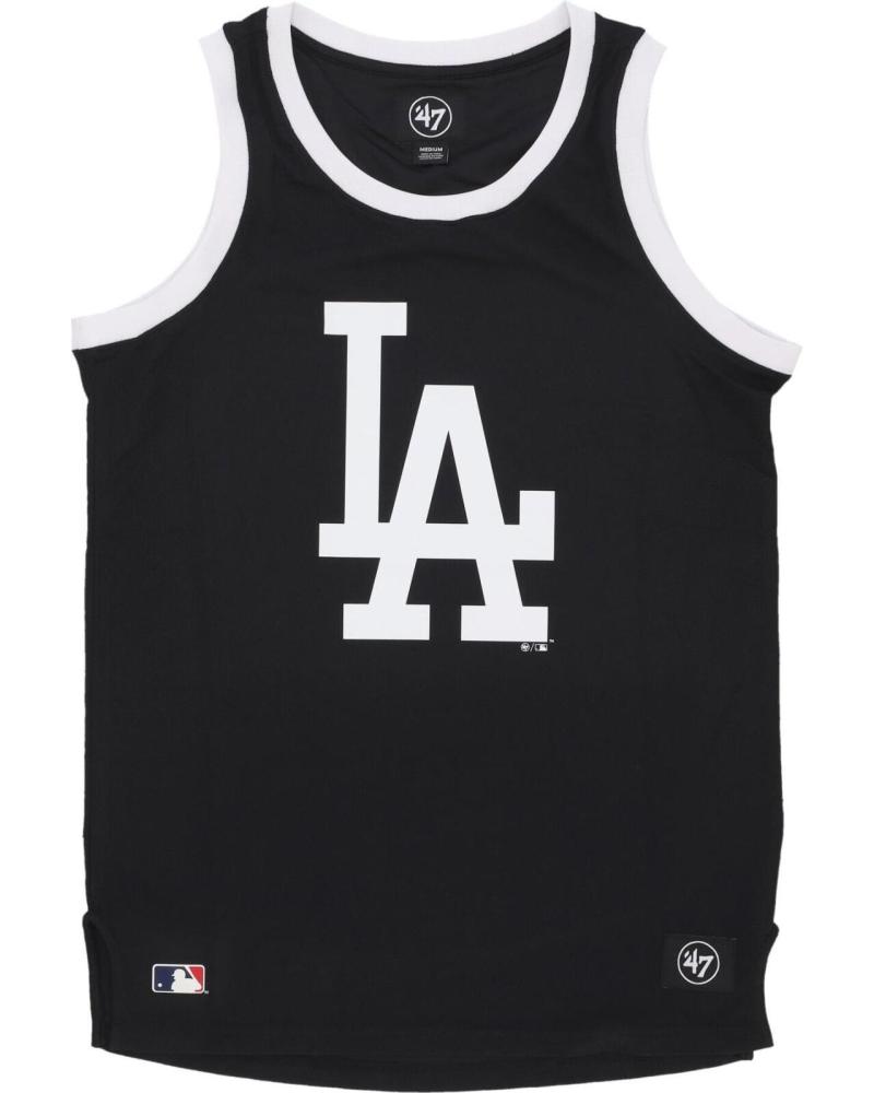 CAMISETA BALONCESTO '47 BRAND LOS ANGELES DODGERS NEGRA NEGRO
