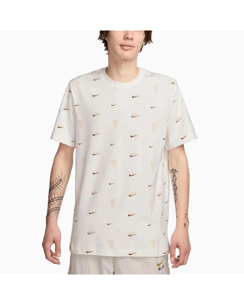 NIKE CAMISETA LOGOS FQ8036 MANGA CORTA BLANCA HOMBRE BLANCO