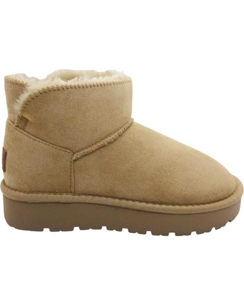 BOTÍN AUSTRALIANO XTI MUJER CON INTERIOR DE PELO SINTÉTICO BEIGE