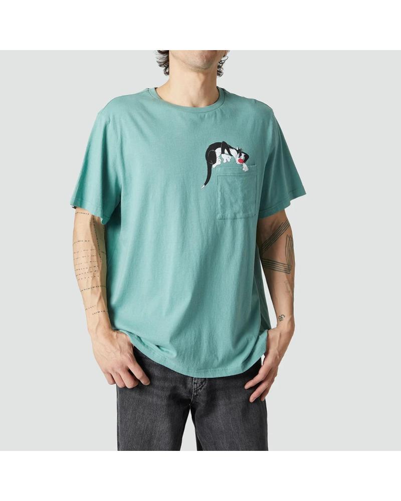 JIMMY LION CAMISETA UNISEX SILVESTER SAGE GREEN GREEN