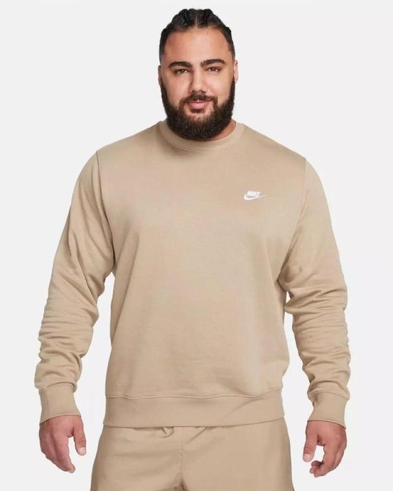 NIKE SUDADERA SPORTSWEAR CLUB FLEECE BV2662 BLANCO