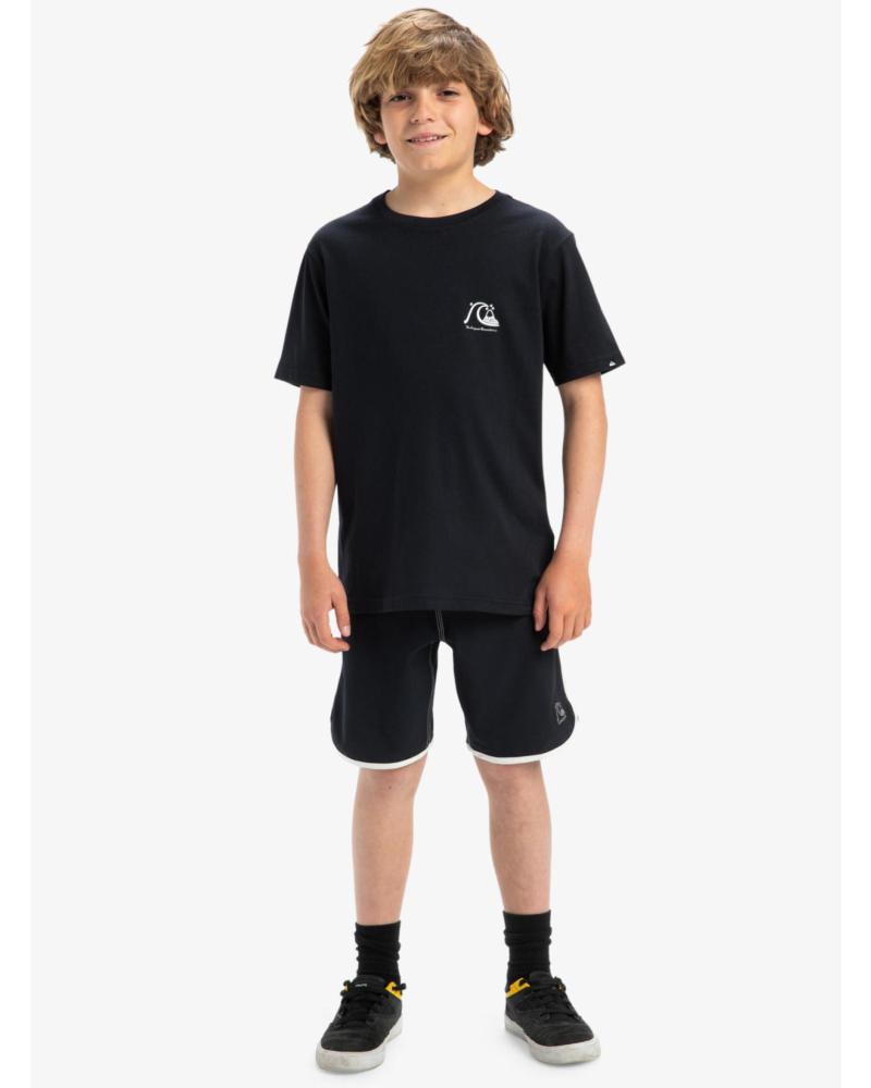 QUIKSILVER CAMISETA MANGA CORTA QUICKSILVER KID EVO ORIGINAL EQBZT04834 BLACK