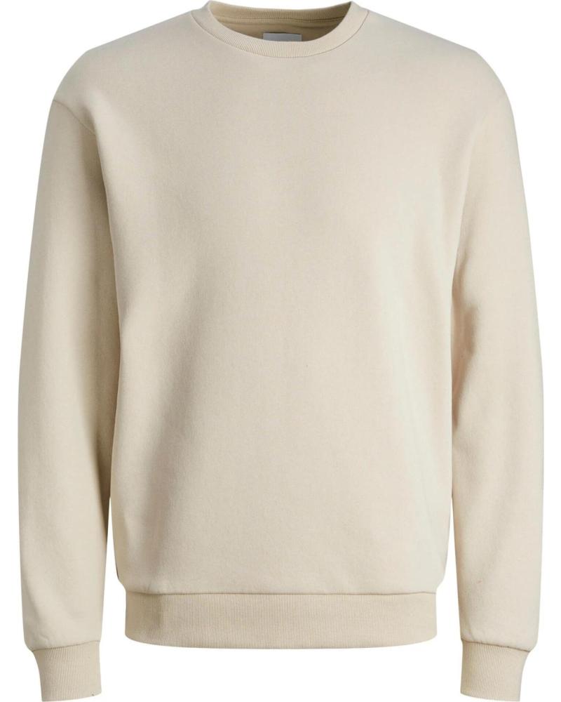SUDADERA JACK & JONES JJEBRADLEY SWEAT CREW HOMBRE BEIGE BEIGE
