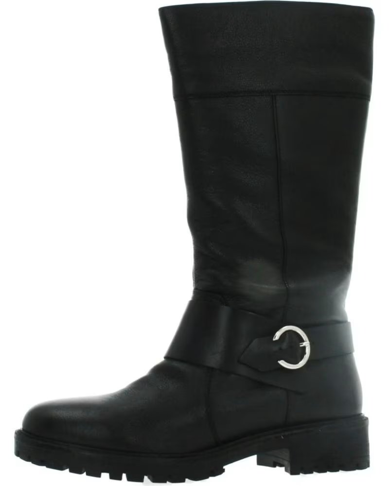 Botas Altas Geox D Hoara Negras con Hebilla Decorativa C9999 C9999