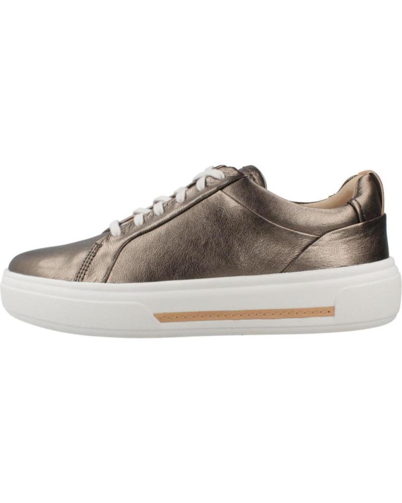 CLARKS HOLLYHOCK WALK ZAPATILLAS CASUAL - GRIS METÁLICO METALLIC