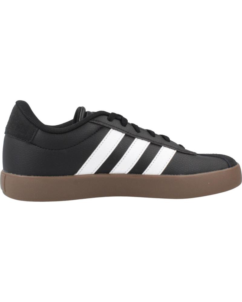 ZAPATILLAS ADIDAS VL COURT 3.0 K IE3630 NEGRAS Y BLANCAS CBLACK-FTWWHT-GUM5