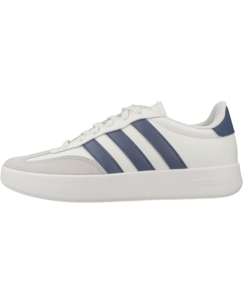 ZAPATILLAS ADIDAS BARREDA JR1318 BLANCAS AZUL MARINO NAN