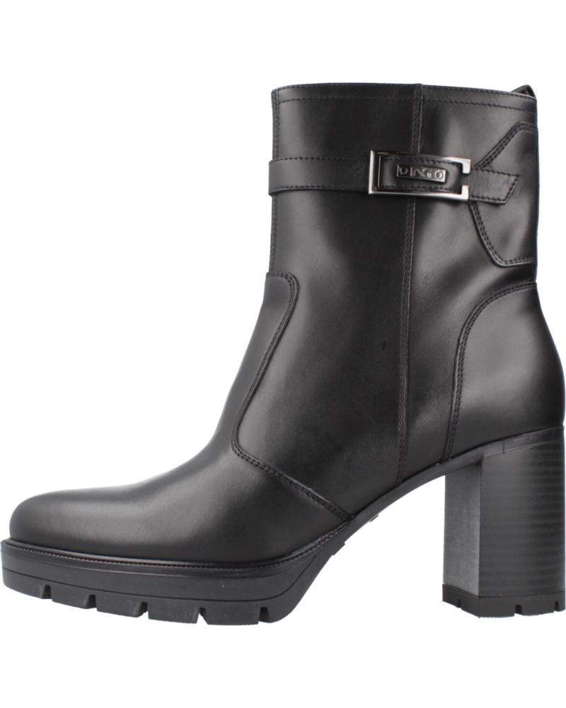 NERO GIARDINI I514852D BOTINES NEGROS CON TACÓN BLOQUE Y PLATAFORMA 100