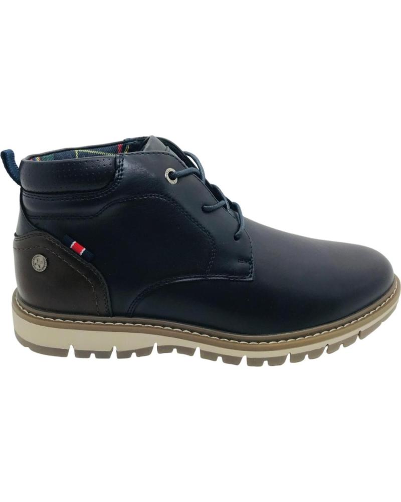 BOTÍN XTI CON CORDONES 144512 AZUL NAVY AZUL